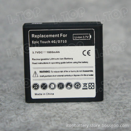 1800mAh Rechargeable Battery For HTC Epic Touch 4G D710 Cellphone Battery